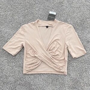 NWT Topshop Women’s Blush Pink Crop Top - Size US 6 / UK 10
